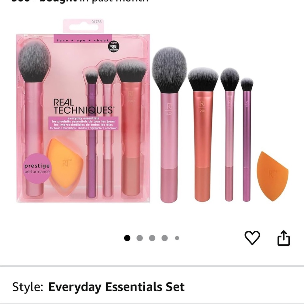 Real Techniques Vibrant Brush and Sponge Set